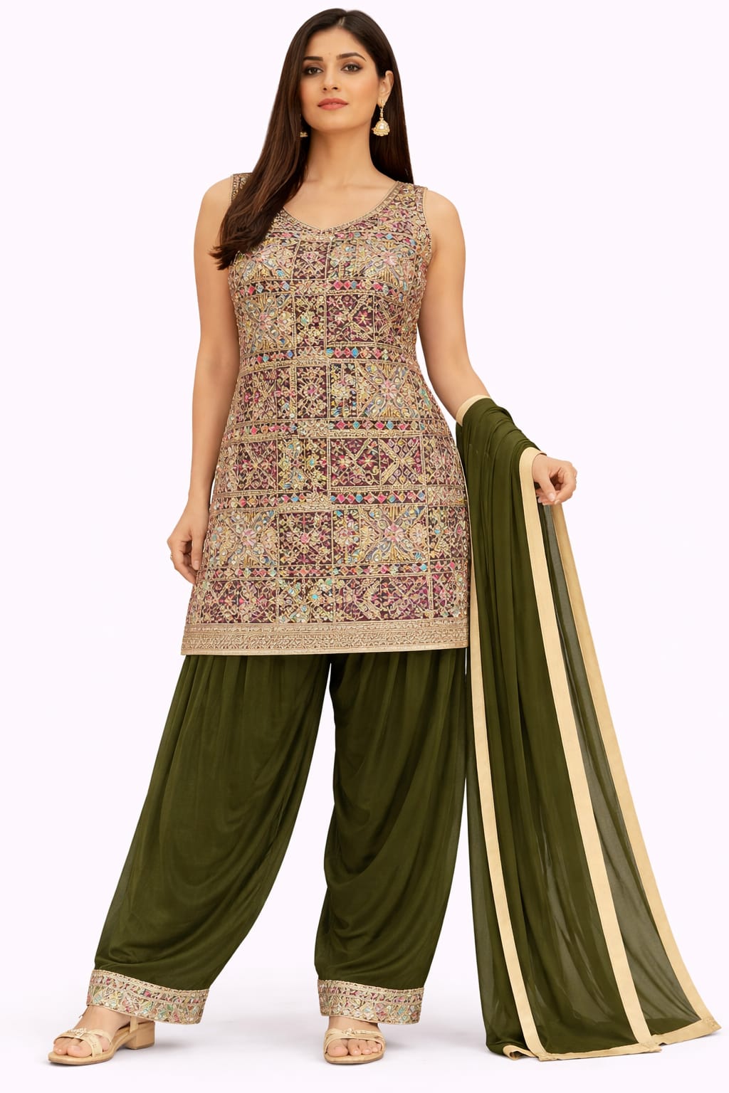 AFGANI SALWAR KURTA D.NO. 1028