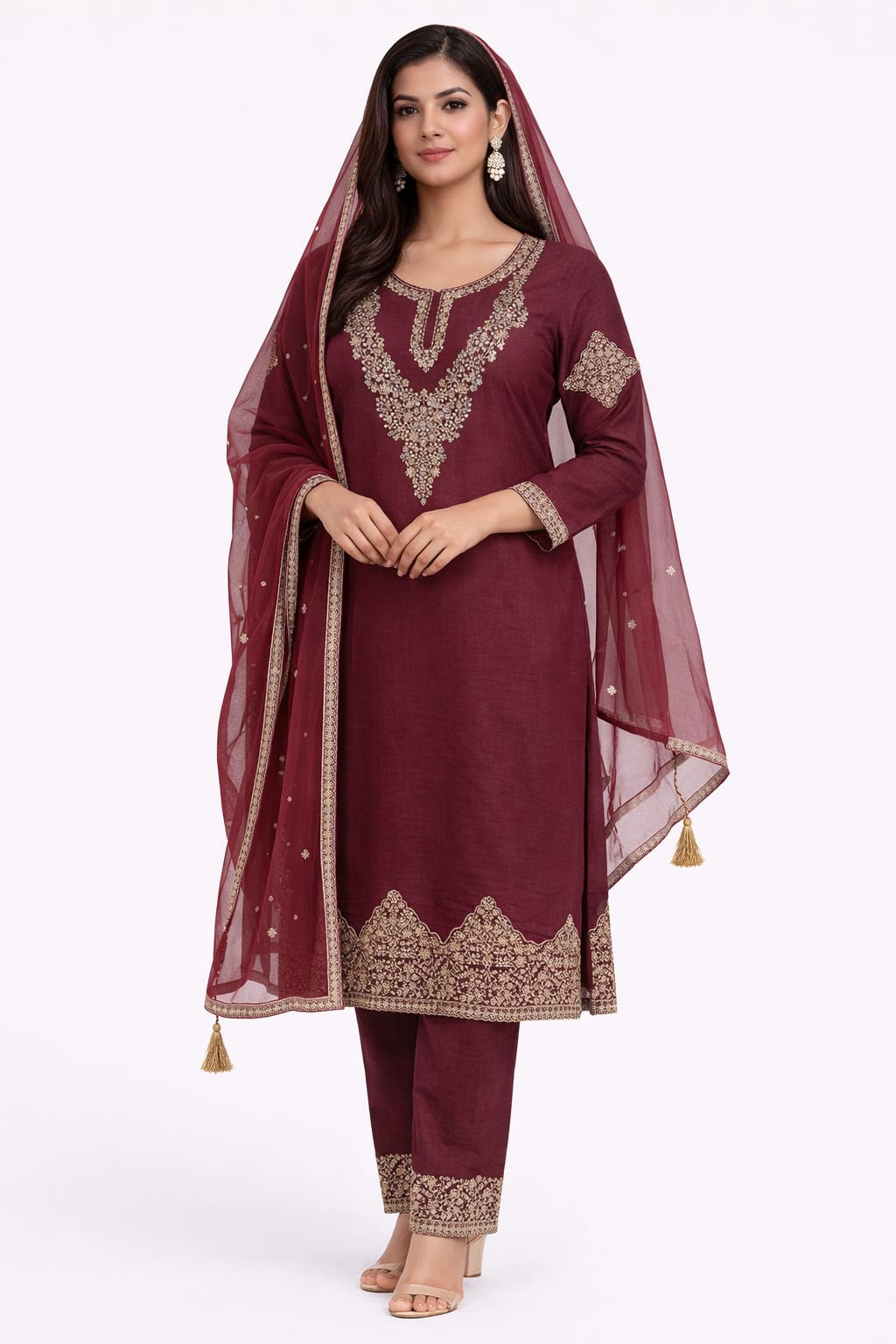 PANT PLAZO D.NO. 1009