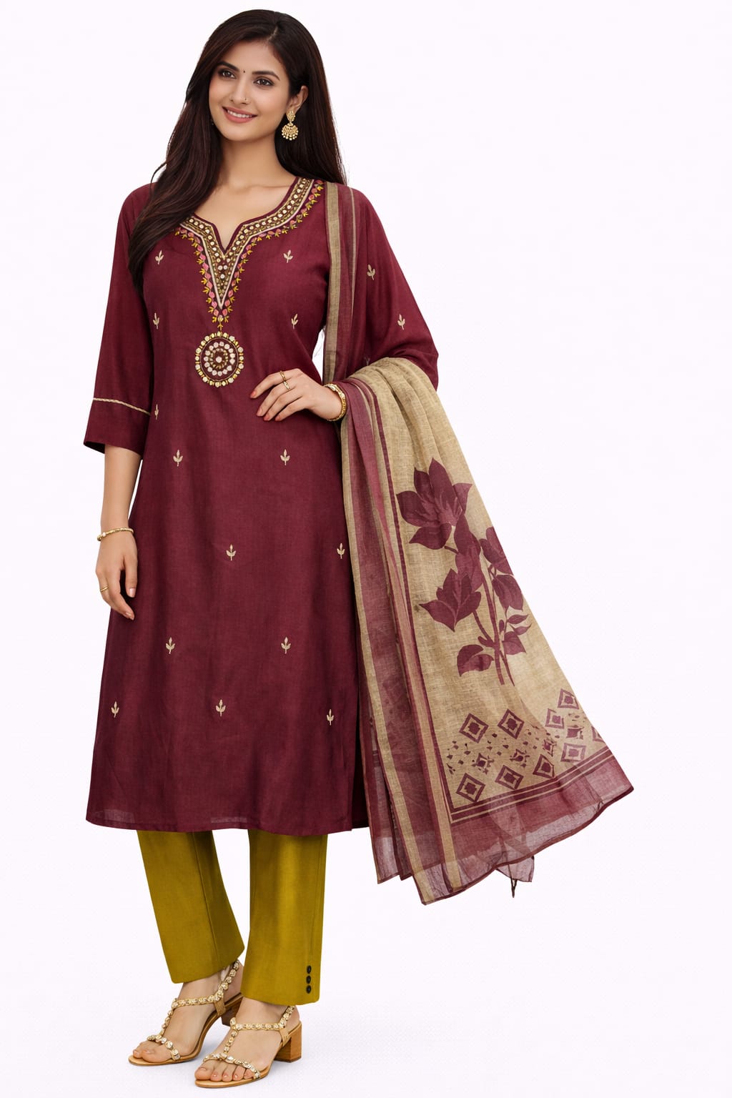 PANT PLAZO D.NO. 1016