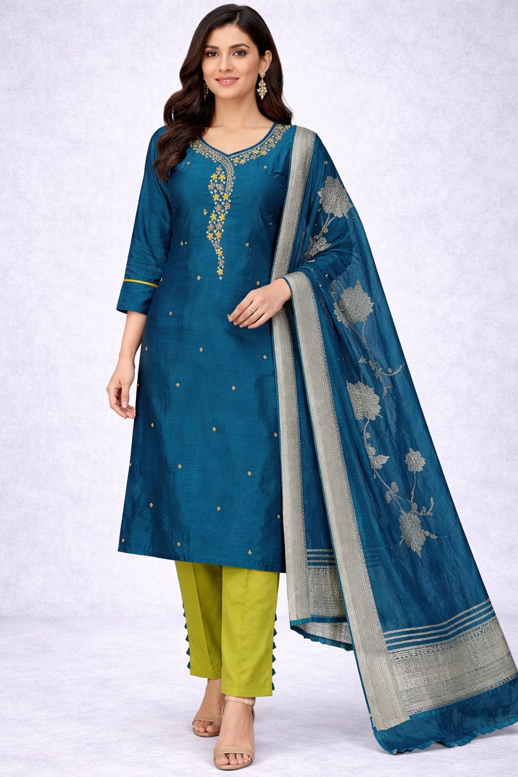 PLAZO SUIT D.NO. 1010