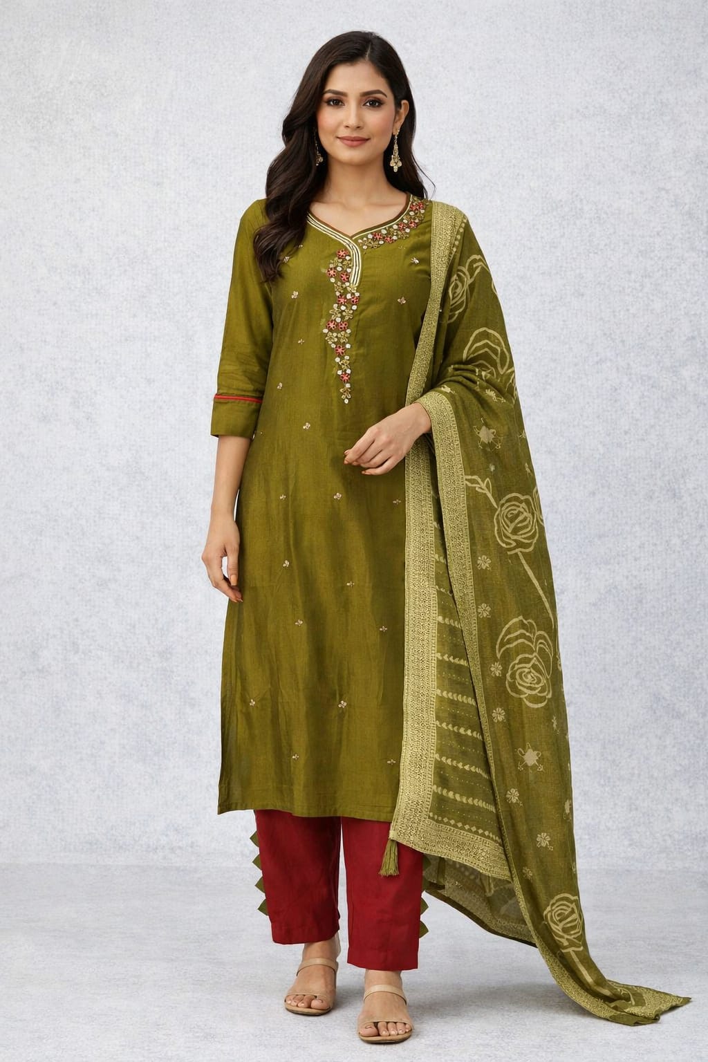 PLAZO SUIT D.NO. 1010