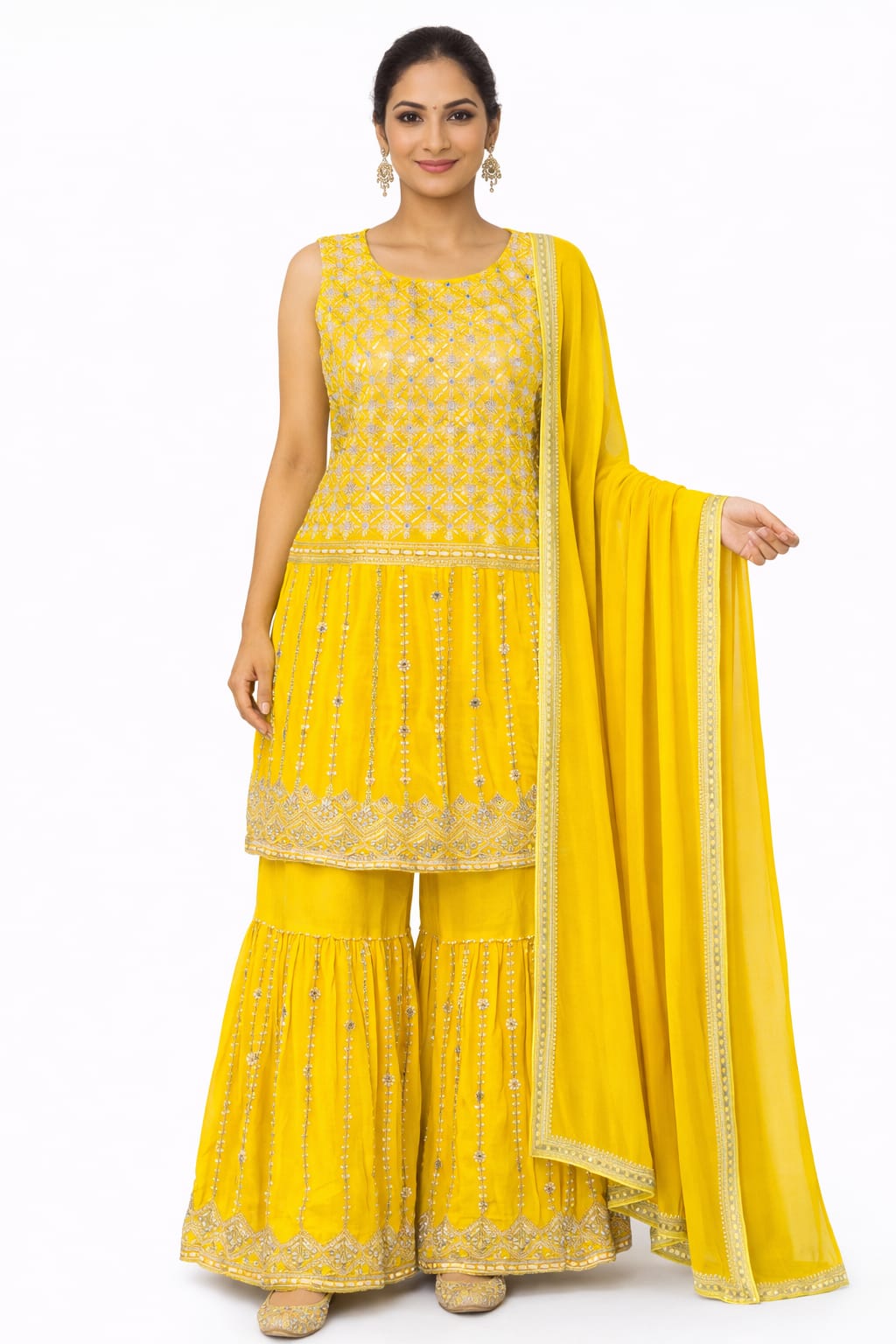 SHARARA SUIT D.NO. 1024